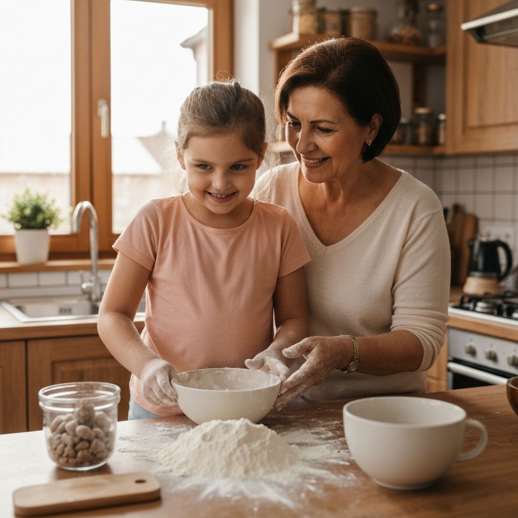 Elena cocinando